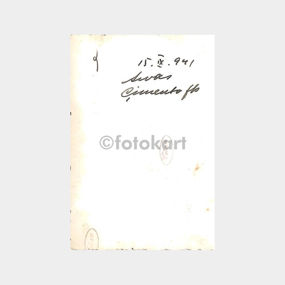 1941 Sivas Atlı Çift Fotoğraf - Görsel 2