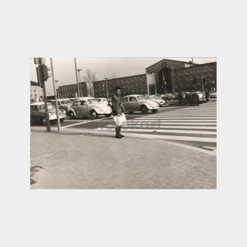 1962 Stuttgart Almanya Hatıra Fotoğraf