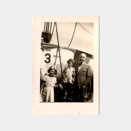 1946 Sus Vapuru Güvertesinde Fotoğraf