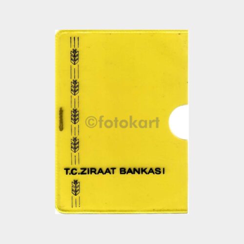 T. İş Bankası Şeffaf Cüzdan Muhafaza Kabı (Plastik)