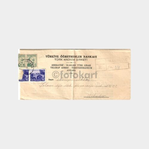 1959 T. Öğretmenler Bankası Hisse Mektubu