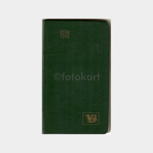 1974 T. Vakıflar Bankası Cep Ajandası