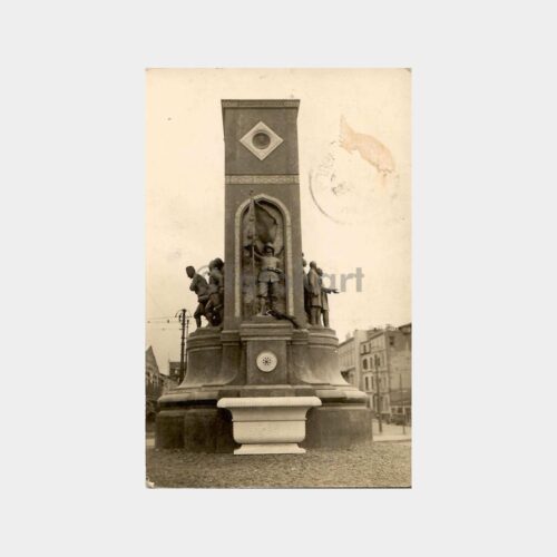 1929 Taksim Cumhuriyet Anıtı Kartpostal
