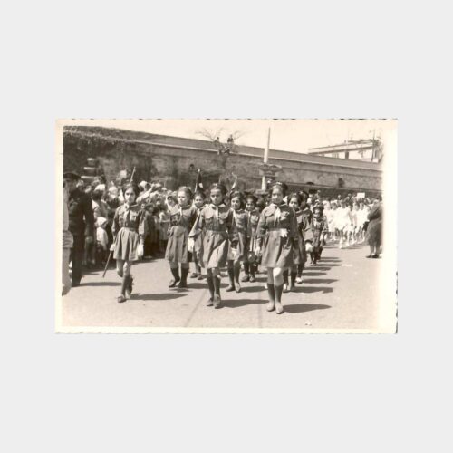 1958 Taksim İzciler Yürüyüşte Fotoğraf