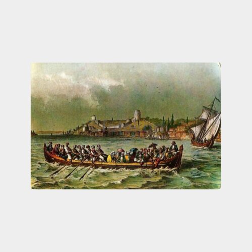 Tarihi Boğaz Gezintisi Kartpostal