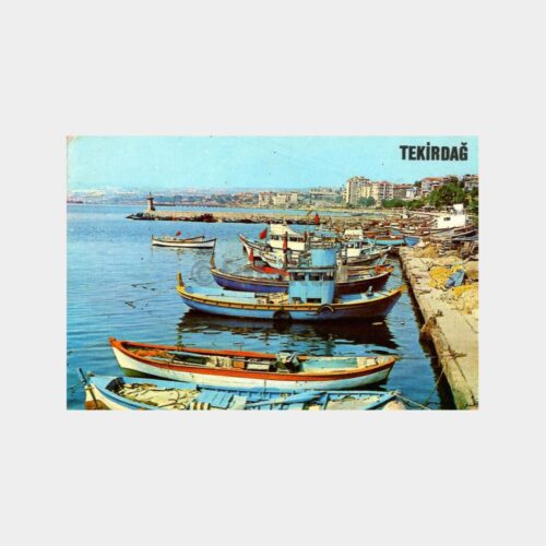 Tekirdağ Liman ve Şehir Görünüm Kartpostal