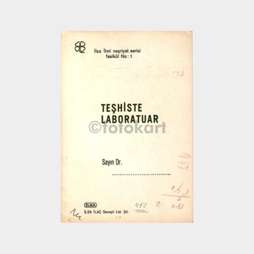 1964 Teşhiste Laboratuvar 6 Adet Fasikül