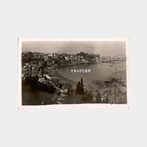 1939 Trabzon -Postadan Geçmiş- Nadir Kartpostal