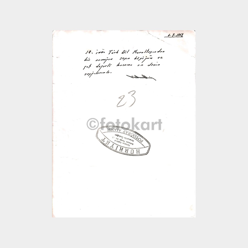 1969 Türk Dil Kurumu Heyeti Arşiv Fotoğraf - Görsel 2