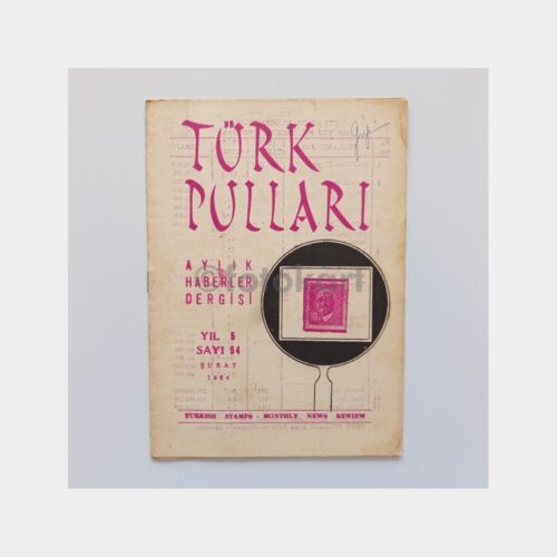 Türk Pulları Aylık Haberler Dergisi Sayı: 54