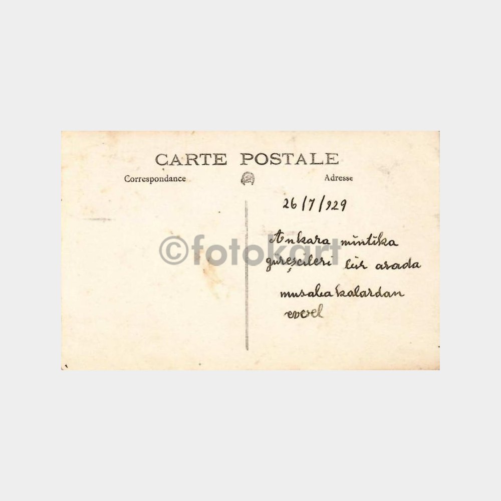 1929 Ankara Mıntıka Güreşçileri Fotoğraf - Görsel 2