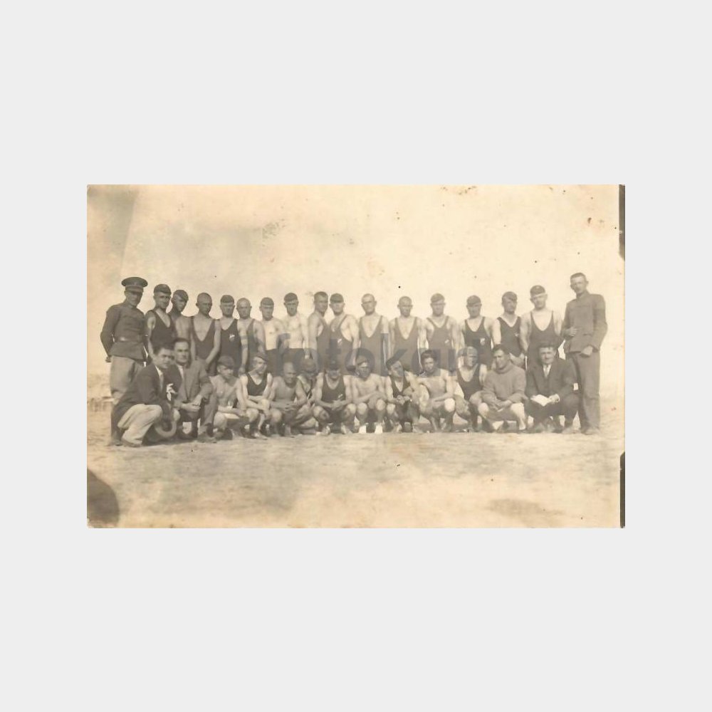 1929 Ankara Mıntıka Güreşçileri Fotoğraf