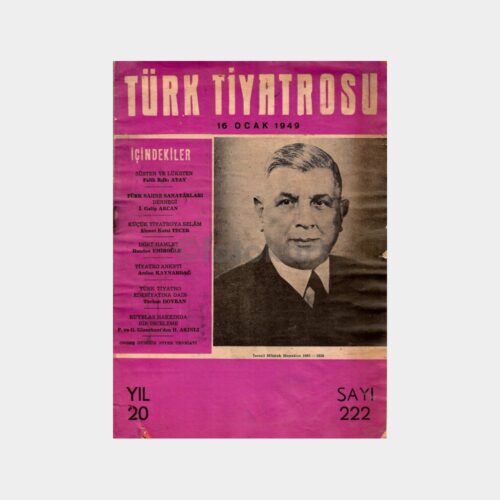Türk Tiyatrosu Dergisi, 1949 Sayı 222