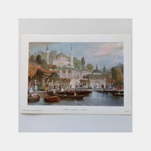 Üsküdar Büyükcami Gravür Kart Baskısı