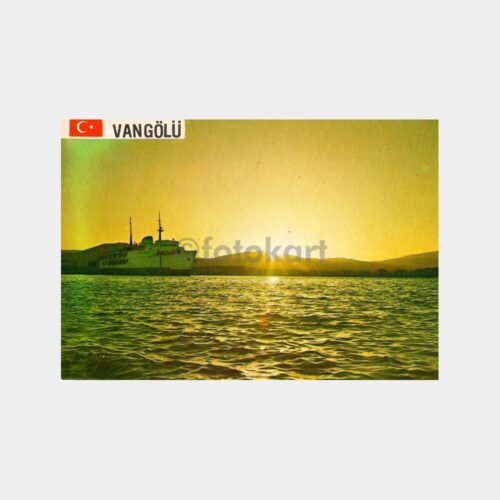 Van Gölü Feribot Kartpostal