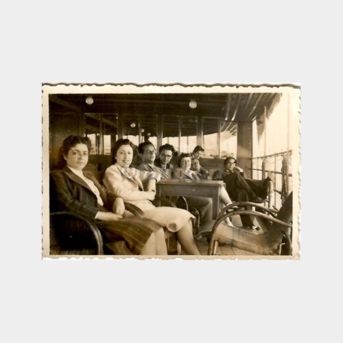 1940 Vapurda Yolcular Fotoğraf