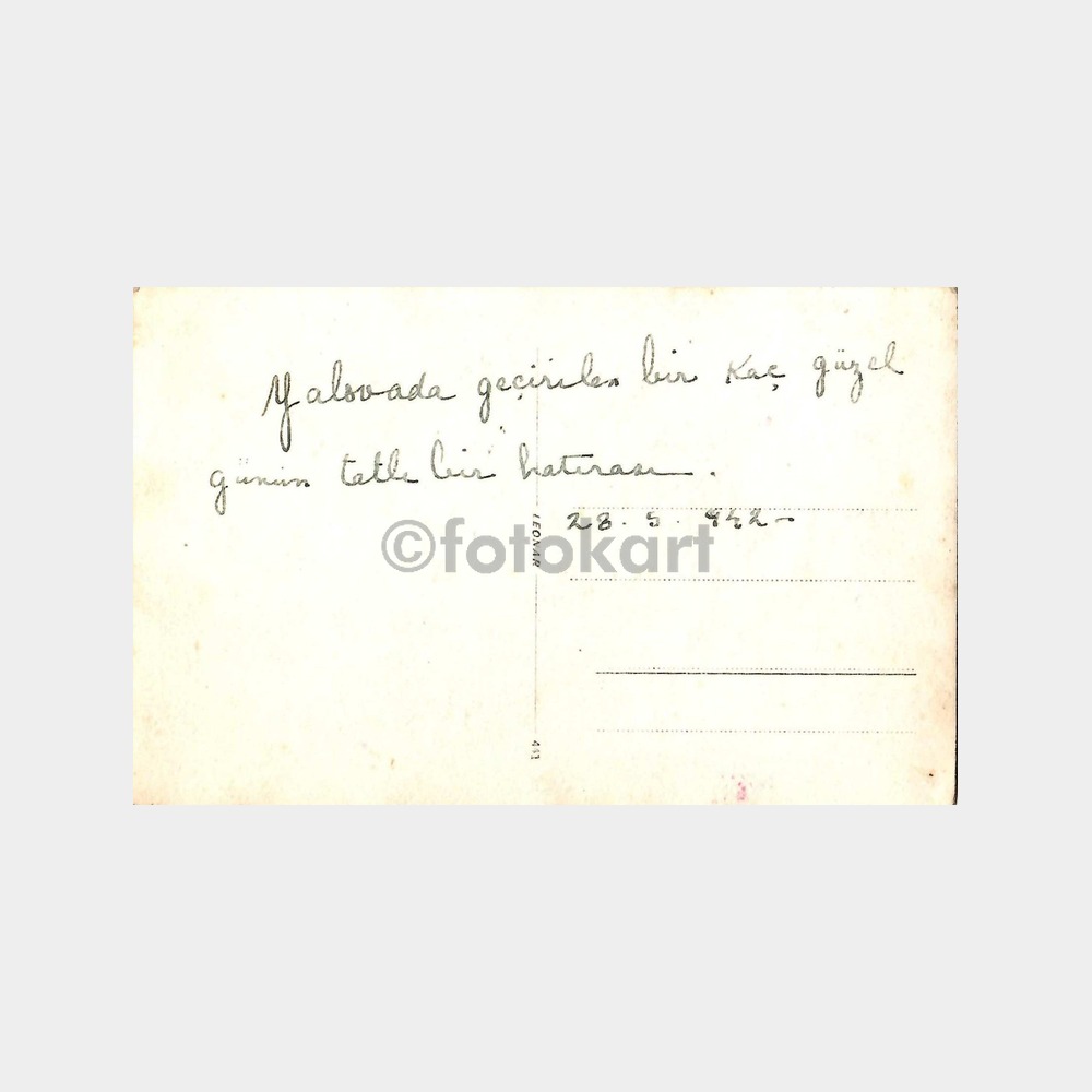 1942 Yalova Büyük Otel Kadınlar Fotoğraf - Görsel 2