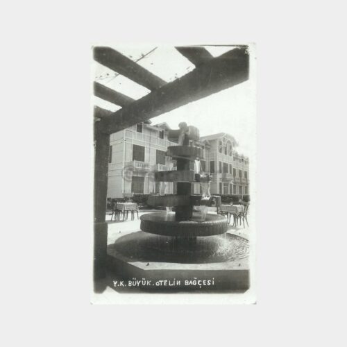 Yalova Kaplıca Büyük Otel Bahçesi Fotokart