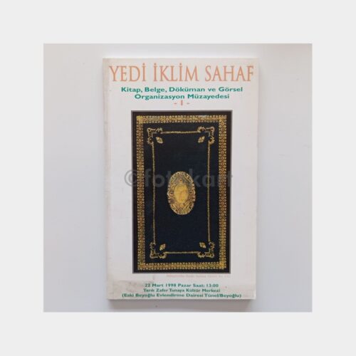 Yedi İklim Sahaf 1. Müzayede Kataloğu