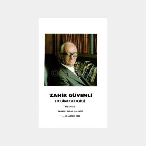 1981 Zahir Güvemli Resim Sergisi 2 Adet Broşür
