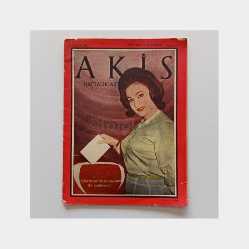 1961 Akis Dergisi Sayı 388, Türk Kadın Oy Kullanıyor
