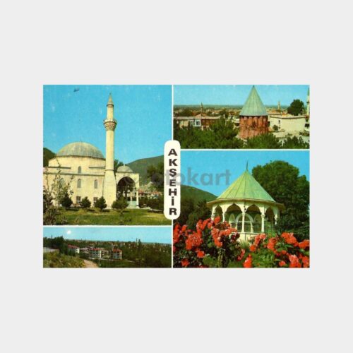 Akşehir 4 Güzel Görüntüsü Kartpostal