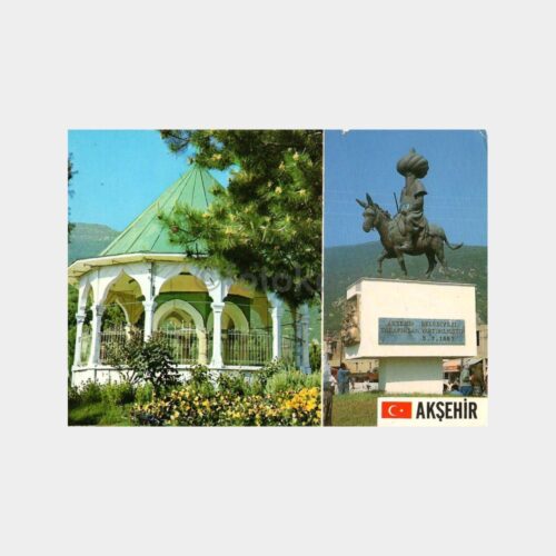 Akşehir Nasrettin Hoca 2 Görüntü Kartpostal