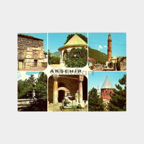 Akşehir Tarihi Eserleri 6 Görünüş Kartpostal