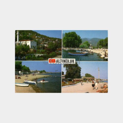 1989 Altınoluk 4 Görünüş Kartpostal