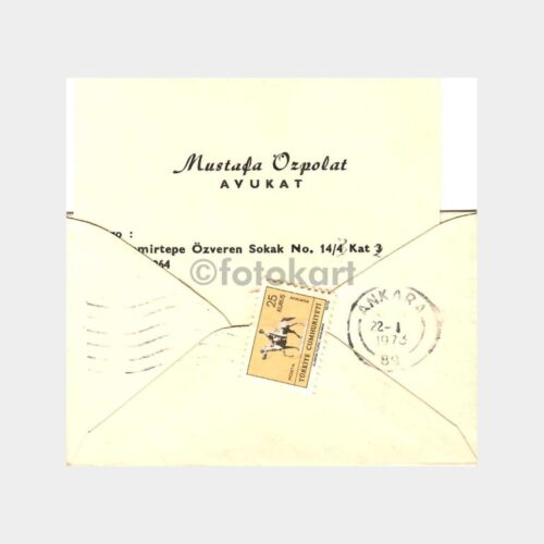 1973 Ankara Avukat Mustafa Özpolat Kartvizit