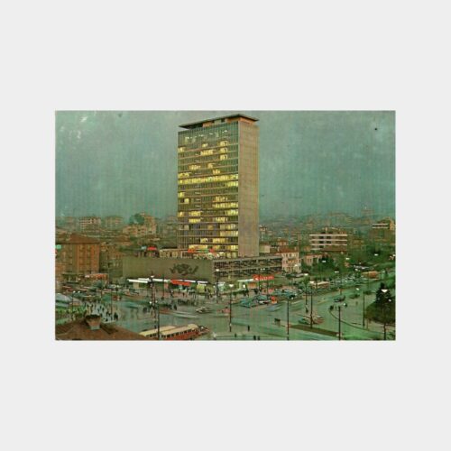 Ankara Kızılay Meydanı Gece Görünüşü Kartpostal