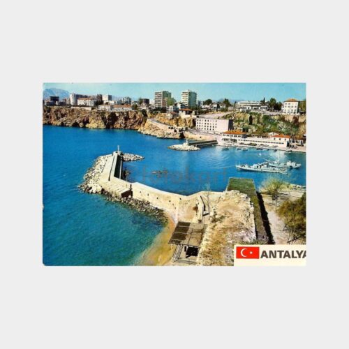 Antalya Limana Bir Bakış Kartpostal