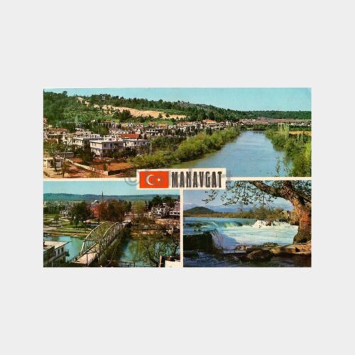 Antalya Manavgat Kasabası 3 Görünüş Kartpostal