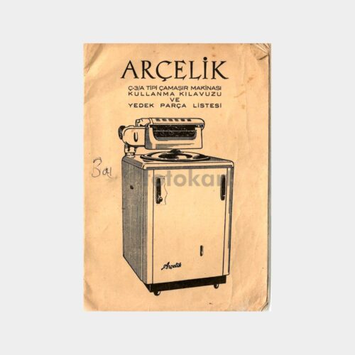 1969 Arçelik Sıkmalı Çamaşır Makinesi Kılavuzu