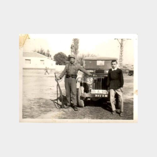 1965 Asker ve Jeep Konulu Fotoğraf