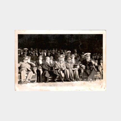 Askeri Komutanlar Töreni İzlerken Fotoğraf