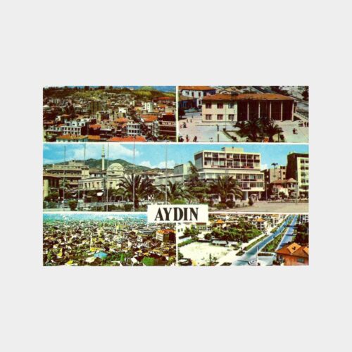 Aydın Şehirden Muhtelif Görünüşler Kartpostal