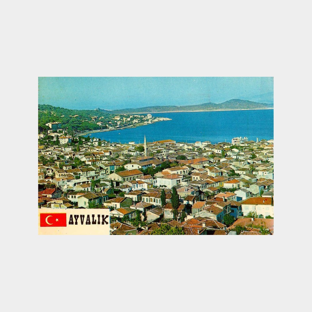 1979 Ayvalık Genel Görünüş Kartpostal