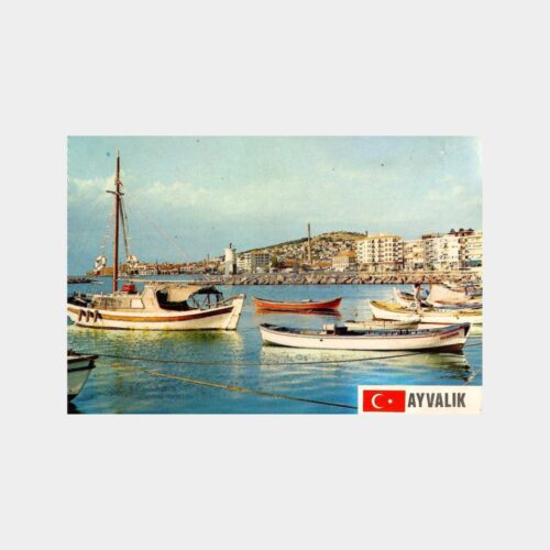 Ayvalık Sahilden Şehir Görünüş Kartpostal