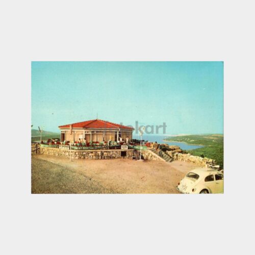 1974 Ayvalık Şeytan Sofrası Postadan Geçmiş Kartpostal