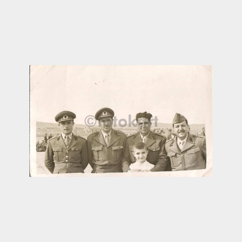 1952 Balıkesir Topçu Alayı 2 Adet Fotoğraf