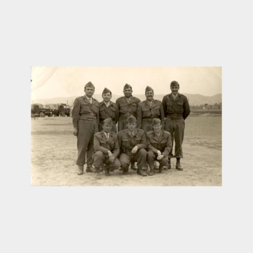 1952 Balıkesir Topçu Birliği Askeri Grup Fotoğraf