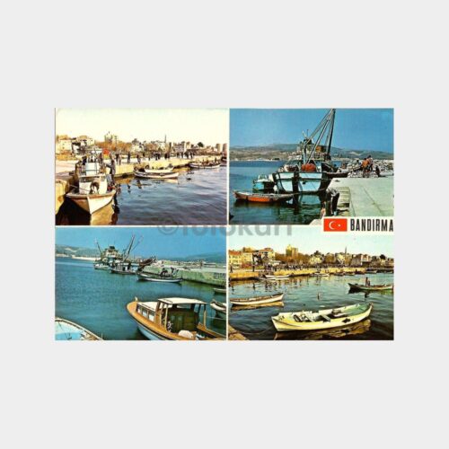 Bandırma Kayıklar 4 Görünüş Kartpostal