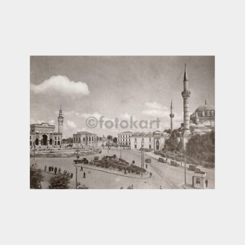 Beyazıt Meydanı Görünüş Kartpostal