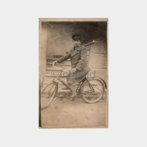 1929 Bisikletli Çocuk Konulu Nadir Fotoğraf