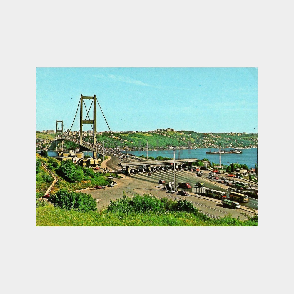 Boğaziçi Köprüsü Beylerbeyi'nden Görünüş Kartpostal