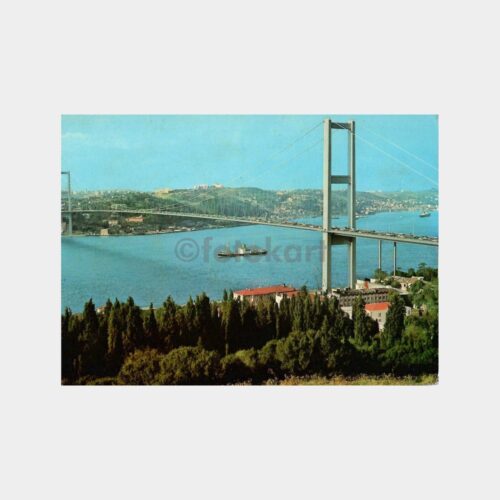 Boğaziçi Köprüsü ve Beylerbeyi Kartpostal