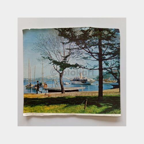 1967 Boğaziçi Tarabya Koyu - Takvim Sayfası
