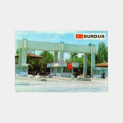 Burdur Askeri Tugay Kapısı Kartpostal
