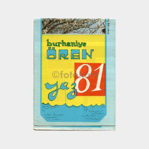 1981 Burhaniye Ören Turizm Broşürü